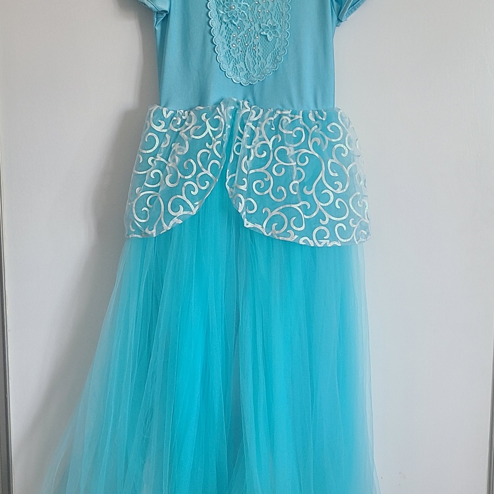 JerrisApparel Girls Princess Costume Puff Sleeve Fancy Birthday Party Dress up